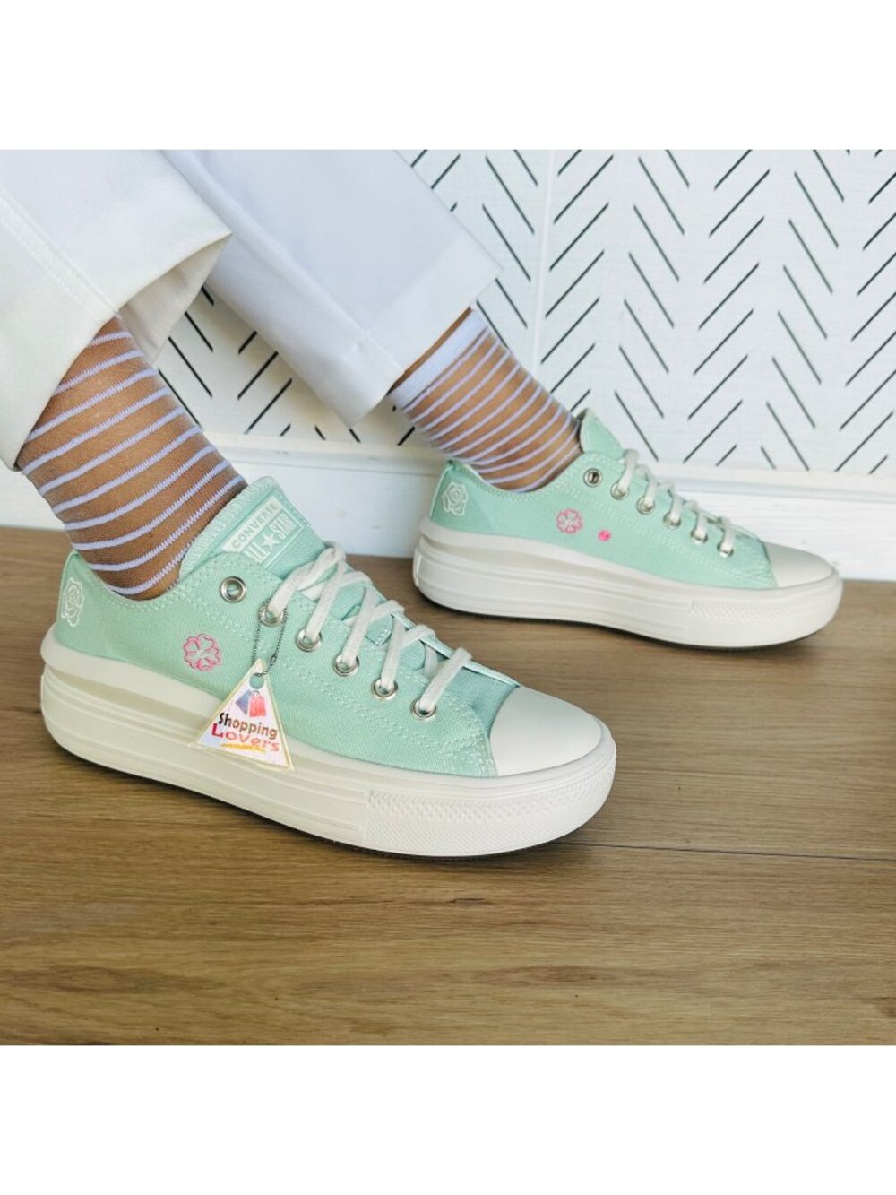 ❤️Converse Chuck Taylor All Star Move Platform Sz 8.5 Women's Shoes Mint A10823C